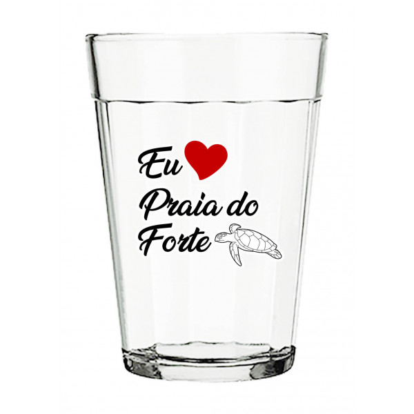 Copo americano eu amo ponto turístico PFO