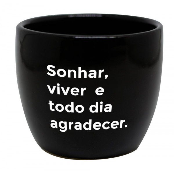 Vaso redondo médio Sonhar