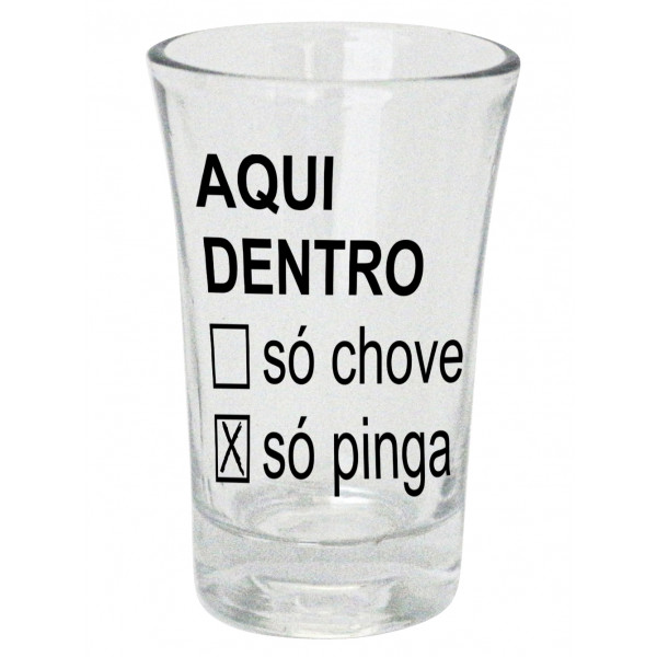 Shot vidro só pinga