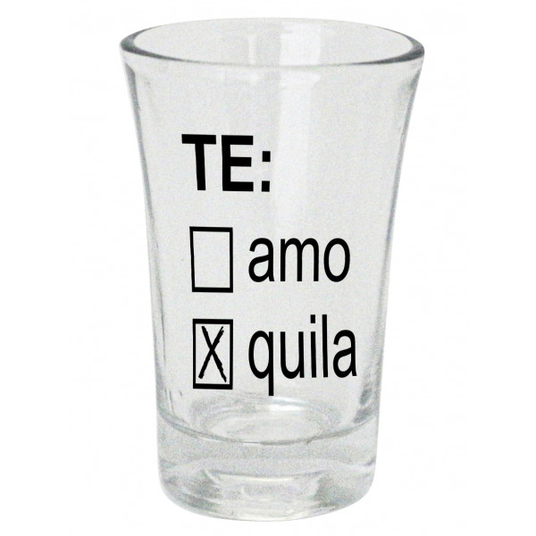 Shot vidro tequila