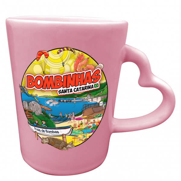 caneca catarina coração logo colorida Bomb.