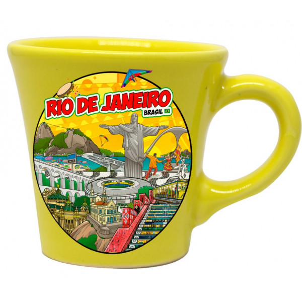 Caneca curva moser colorido RJ