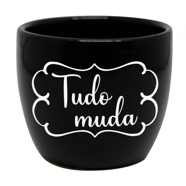 Vaso redondo médio tudo muda