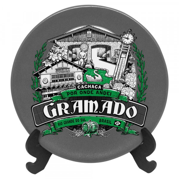 Prato decorativo - cachaça GRA