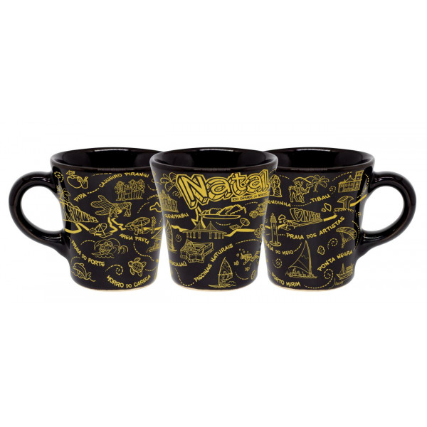 Caneca curva moser preta faixa mapa td fp NAT