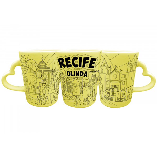 Caneca Catarina Coração Faixa Mapa TPFB RE