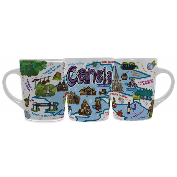 Caneca catarina faixa mapa tc CAN