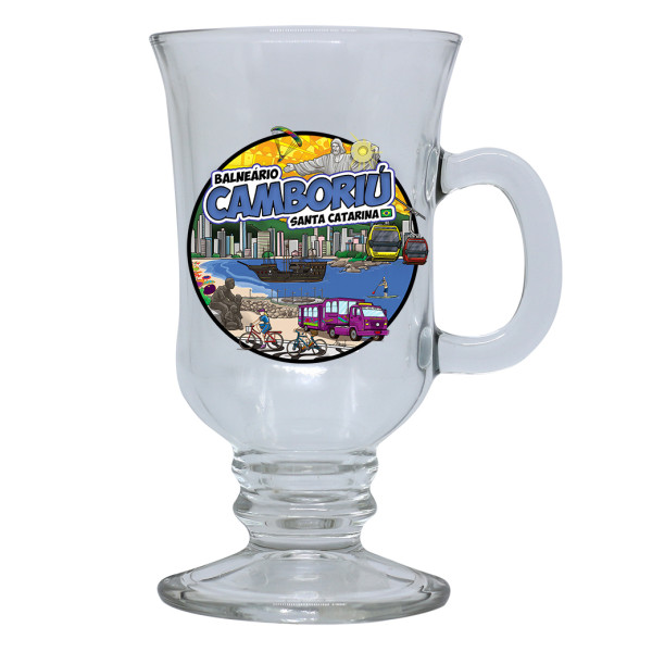 Taça cappuccino logo colorida BC