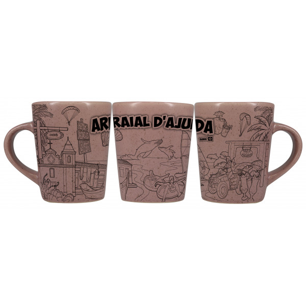 Caneca Catarina  Faixa Traço Preto AR