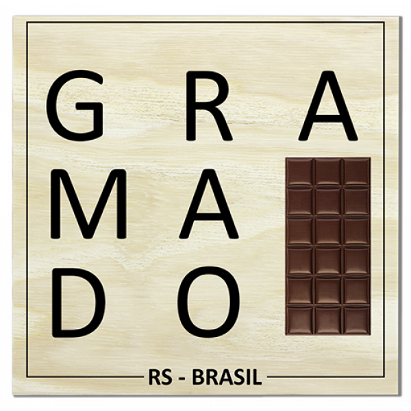 Imã de madeira Chocolate GRA