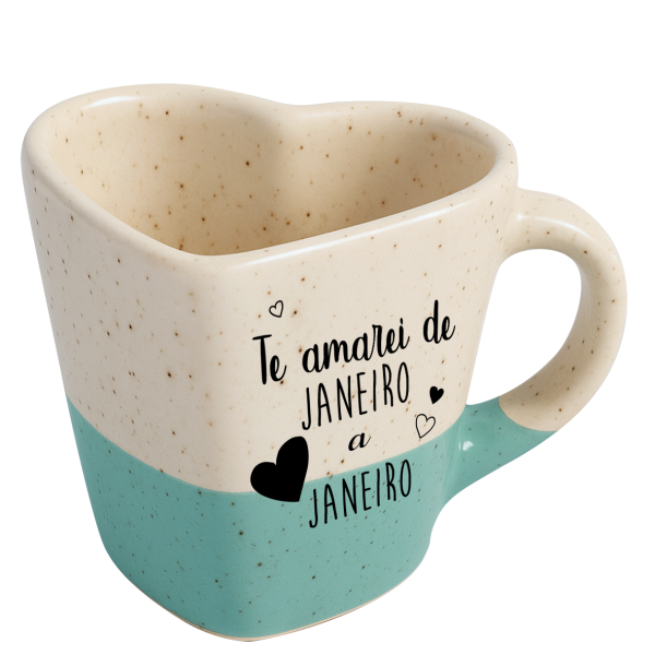Caneca Juliana Bicolor - Janeiro a janeiro