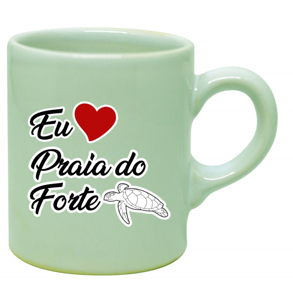 Caneca reta moser eu amo ponto turístico PFO