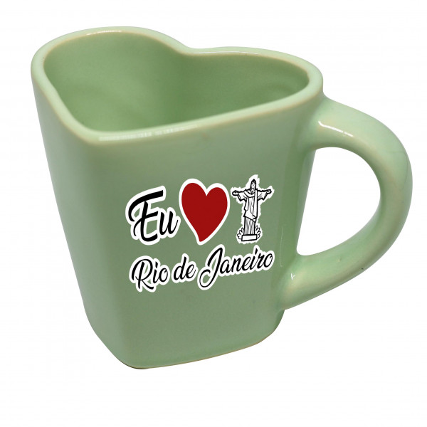 Caneca Juliana Eu Amo Ponto Turístico RJ