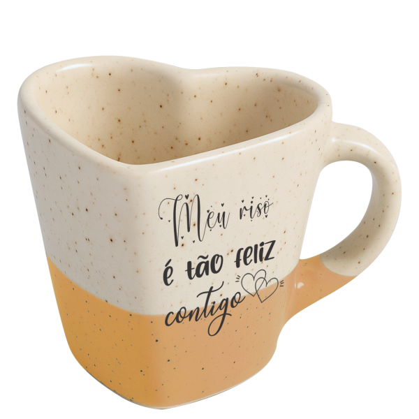 Caneca Juliana Bicolor - Meu riso
