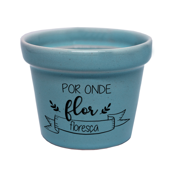 Vaso Médio Onde flor