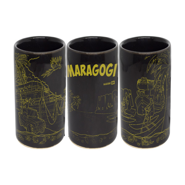 Copo shot vodka traço dourado MA