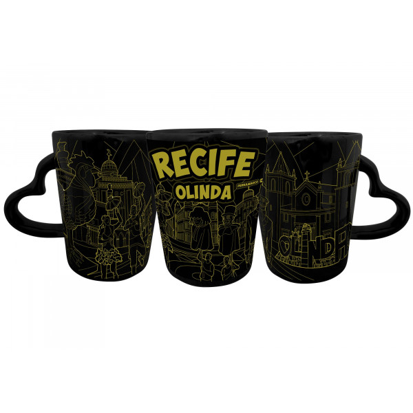 Caneca Catarina Coração Faixa Mapa TD RE