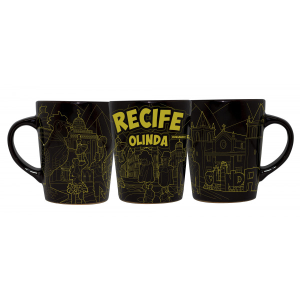 Caneca catarina preta faixa mapa td fp RE