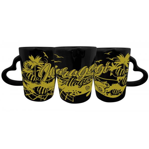 Caneca Catarina Coração Faixa Retrô TD MA