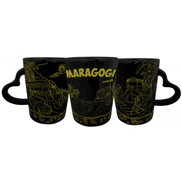 Caneca Catarina Coração Faixa Mapa TD MA