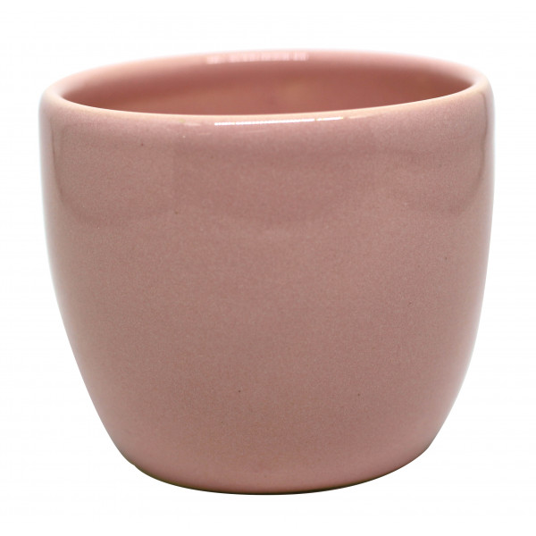 Vaso redondo médio rosa