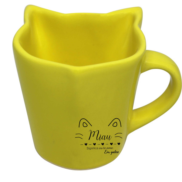 Caneca gato miau