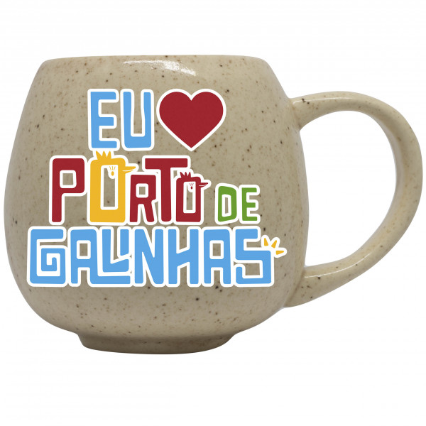 Caneca Moon Natural Eu Amo PGA