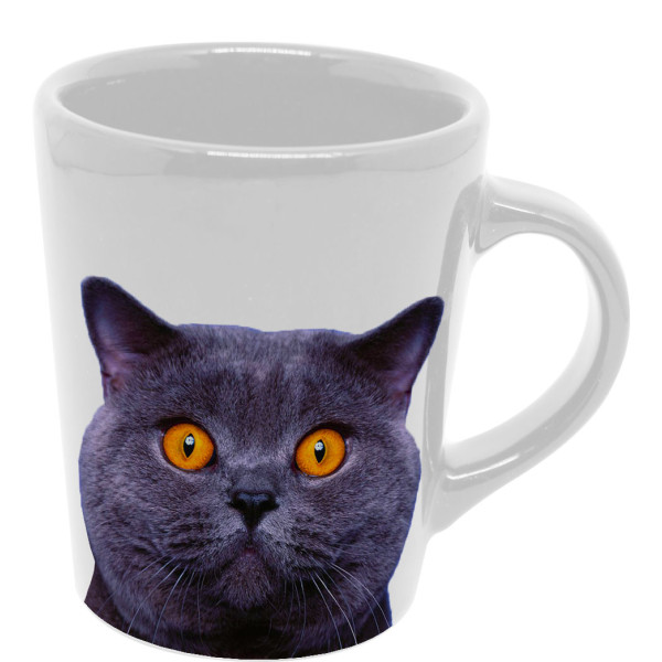 Caneca Gato Persa Cinza