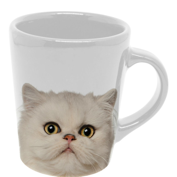 Caneca Gato Persa Branco