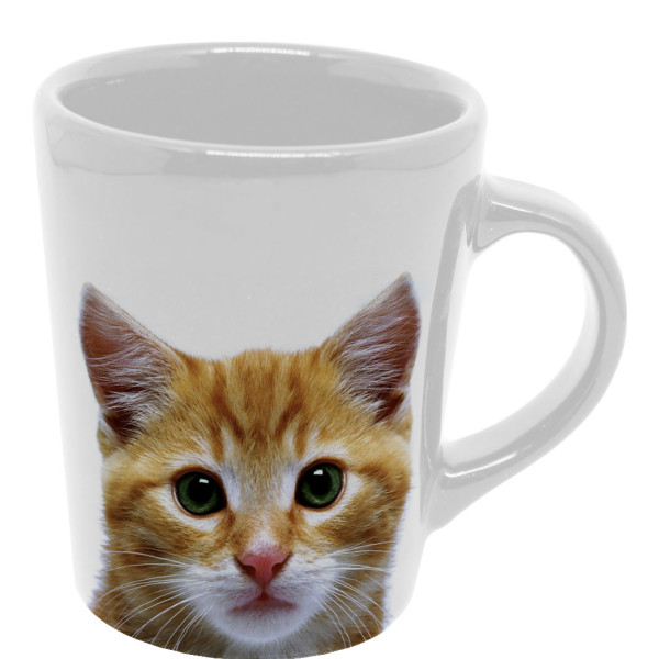 Caneca Gato Tigrado Laranja