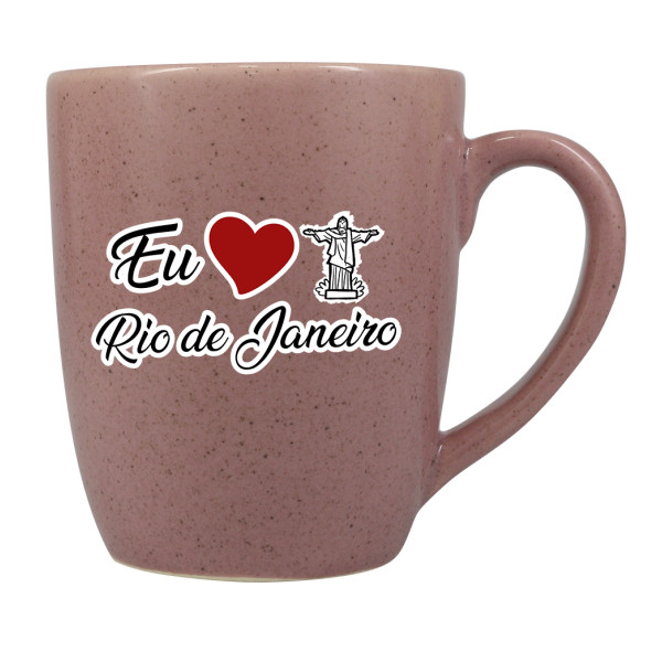 Caneca Curva eu amo ponto turístico RJ