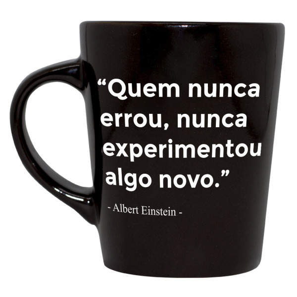 Caneca Quem nunca errou