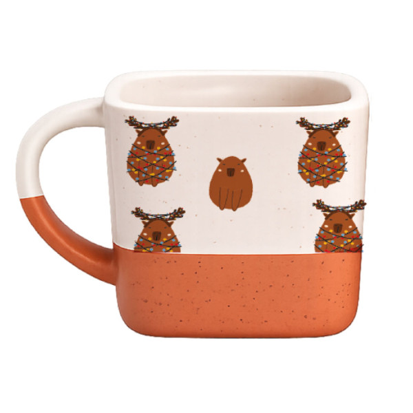 Caneca Quadrada Capivaras