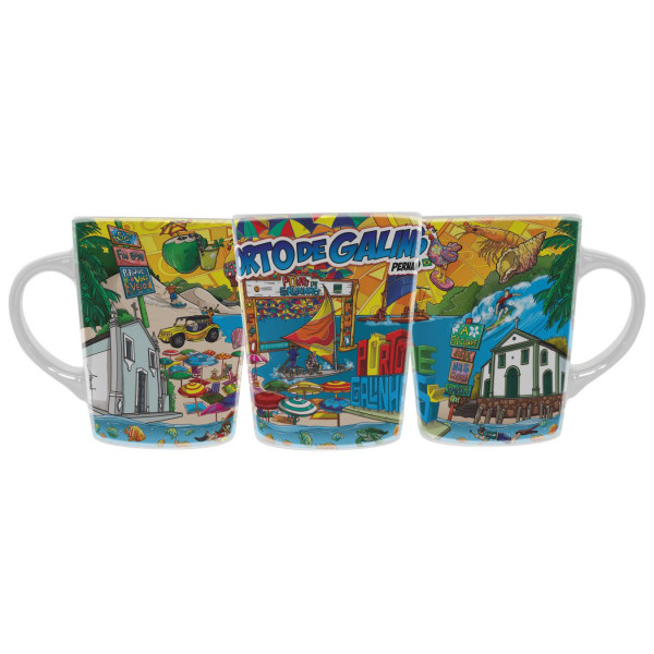 Caneca catarina faixa colorida PGA