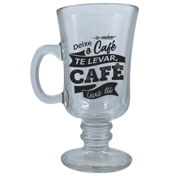 Taça cappuccino Deixe o café te levar