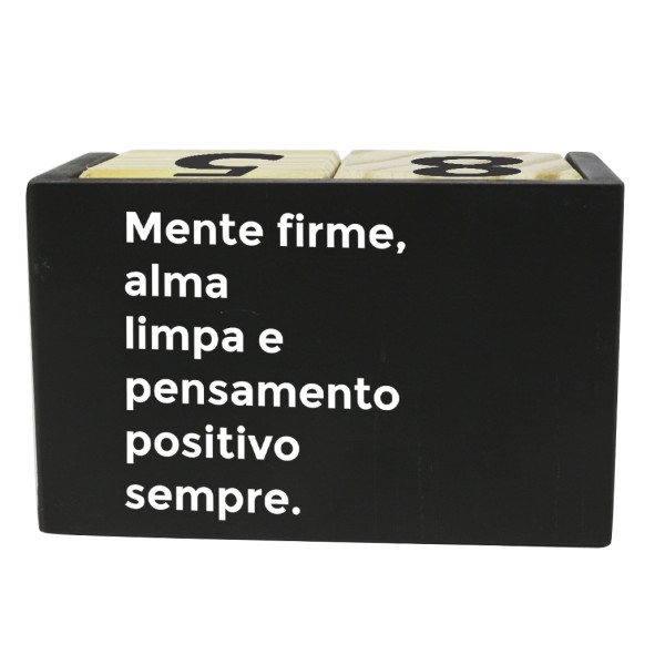 Calendário Filosofando - Mente firme