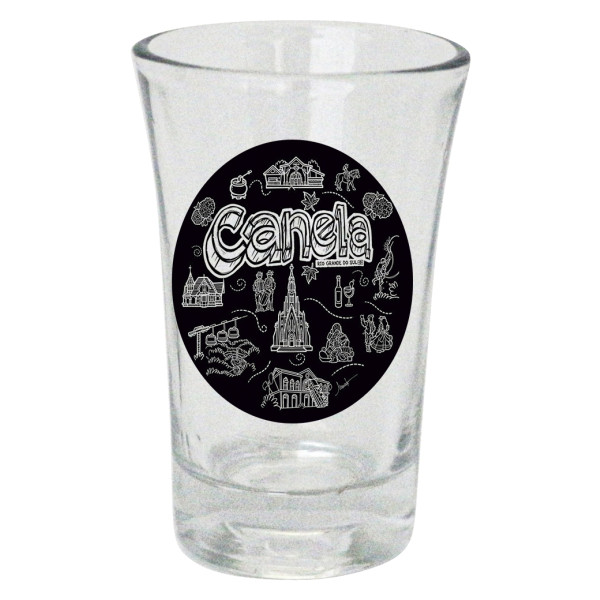 Copo shot traço branco CAN