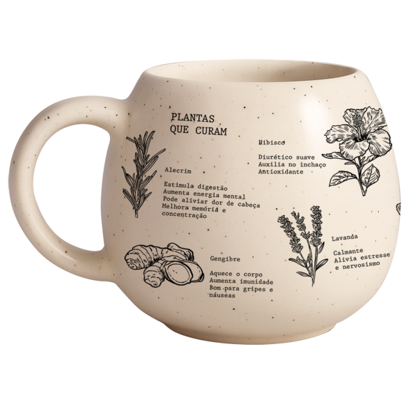 Caneca Moon - Plantas que curam