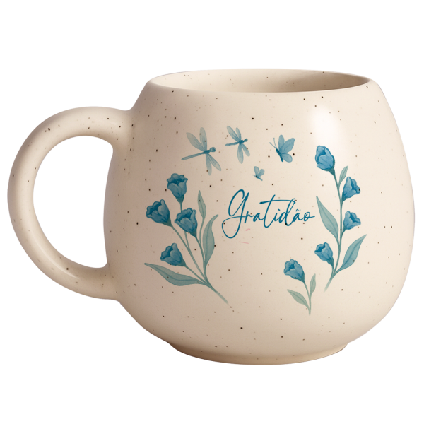 Caneca Moon - Flores gratidão