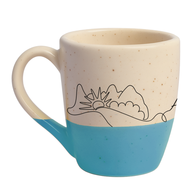 Caneca Farm Bicolor - Amar o destino