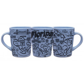 Caneca catarina faixa mapa tp fb FLN