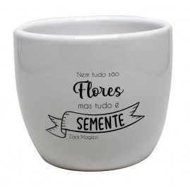 Vaso redondo médio Semente