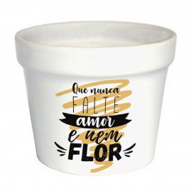 Vaso Médio Falte Amor