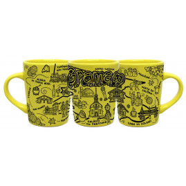 Caneca catarina faixa mapa tp fb GRA