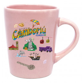 Caneca catarina traço colorido BC