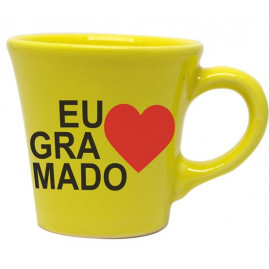 Caneca curva moser Eu amo GRA