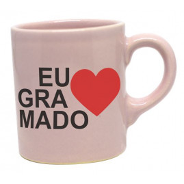 Caneca reta moser Eu amo GRA