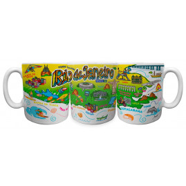 Caneca reta faixa mapa tc RJ