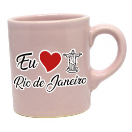 Caneca reta moser eu amo - ponto turístico RJ