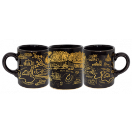 Caneca reta moser preta Faixa mapa td fp BC